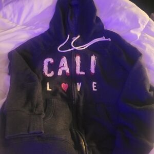 Old Navy Cali Love Kids Hoodie - Dark Gray